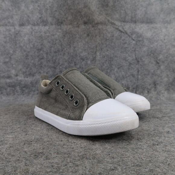 Cat & Jack Shoes Kids 12 Sneakers Casual Slip On Canvas Active Grey Kids Boys - Picture 1 of 13
